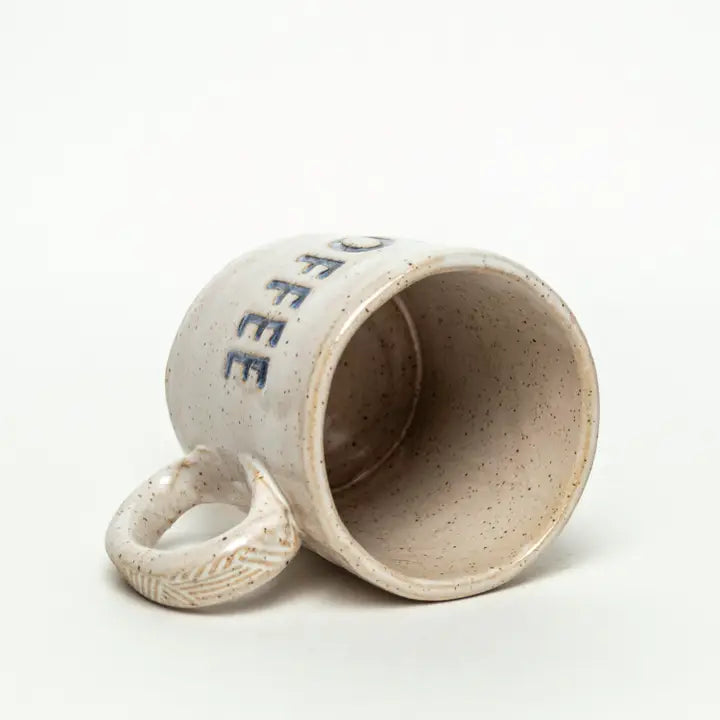 Coffee Handmade Ceramic Stoneware Mug - 12 oz