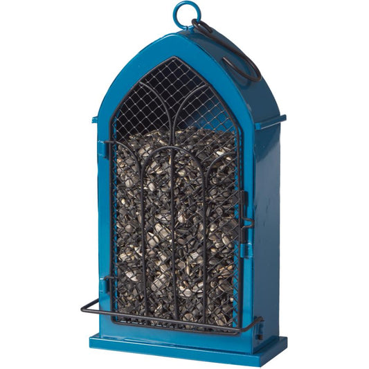 Pinebush Gothic Window Frame Style Sunflower Seed Bird Feeder