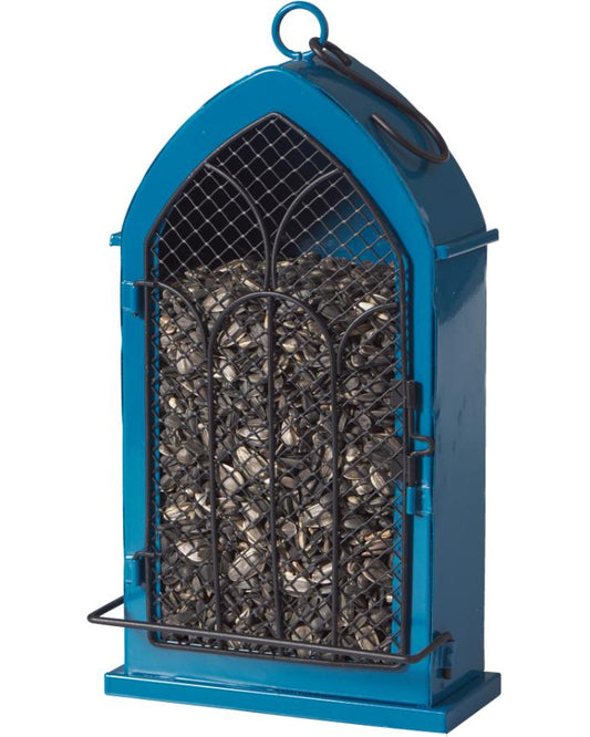 Pinebush Gothic Window Frame Style Sunflower Seed Bird Feeder