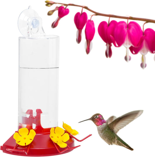 Perky-Pet 8-Ounce Window Mount Hummingbird Feeder