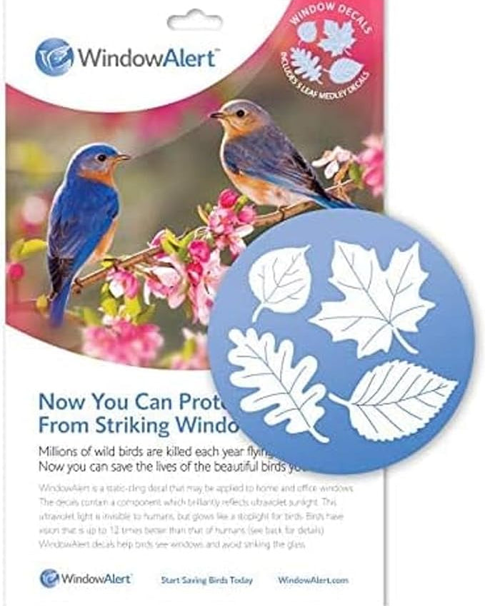 WindowAlert Leaf Medley Anti-Collision Decal