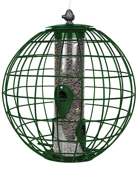 Pinebush Round Squirrel Resistant Cage Seed Feeder