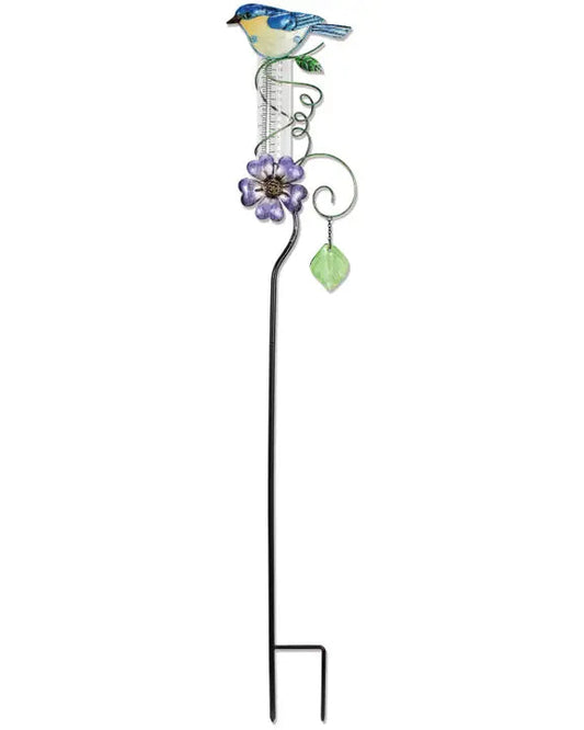 Blue Bird Rain Gauge