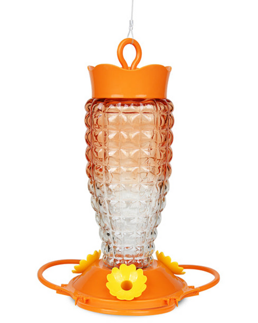 Pinebush Textured Glass Oriole Feeder