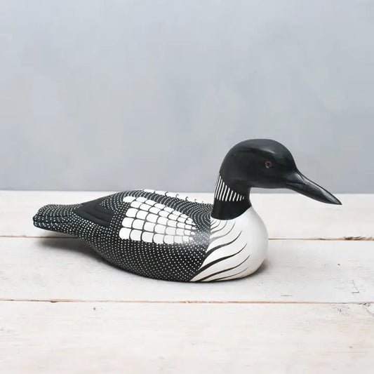 Hand Carved Large Loon