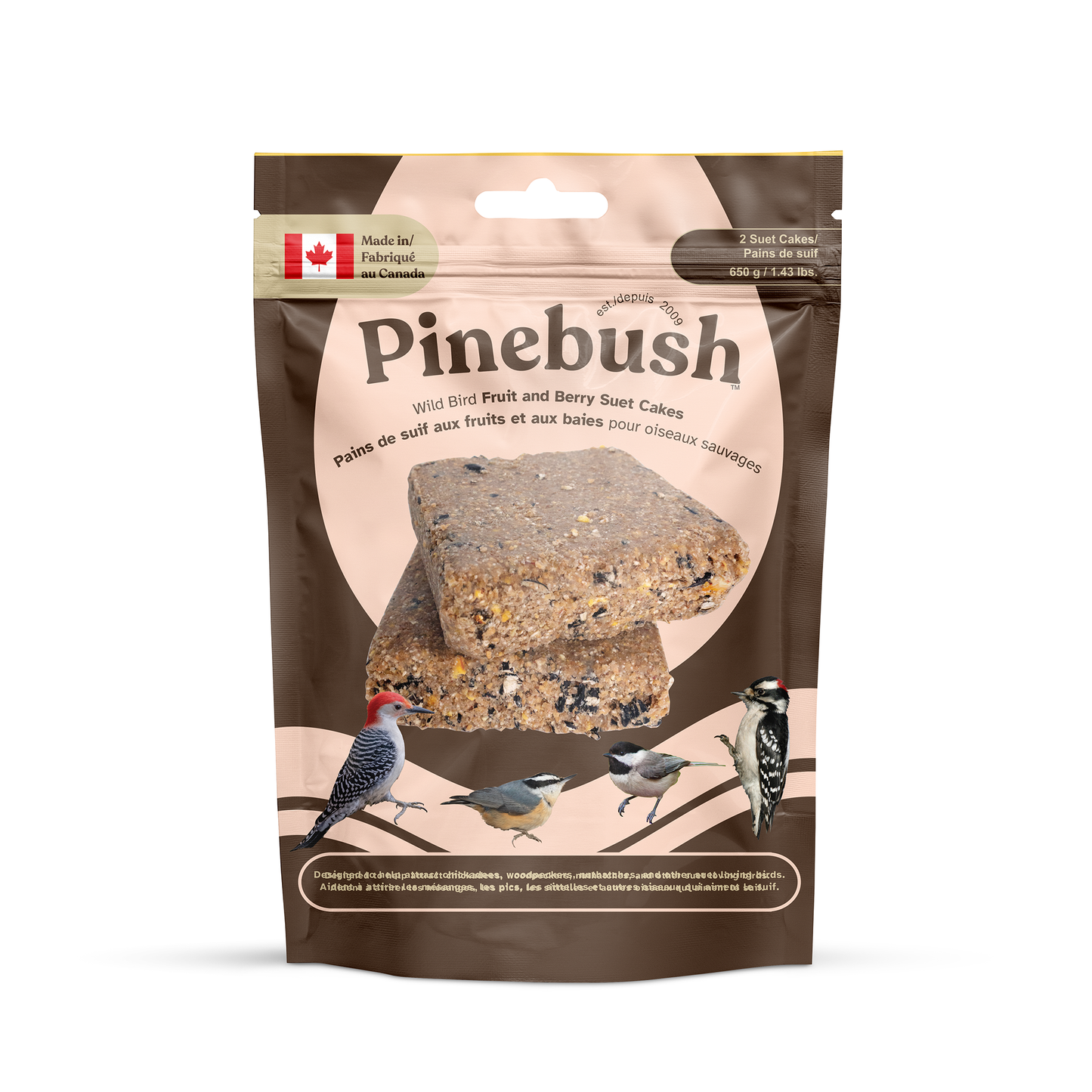 Wild Bird Fruit and Berry Suet Cakes - 2 Pack