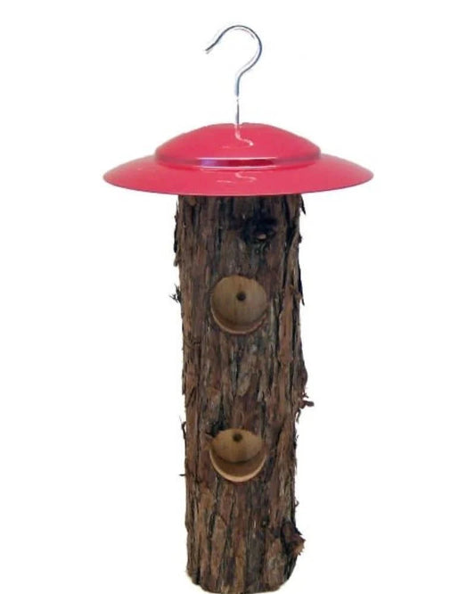 Canadian Suet Log Feeder
