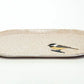 Chickadee Design Stoneware Platter 10"