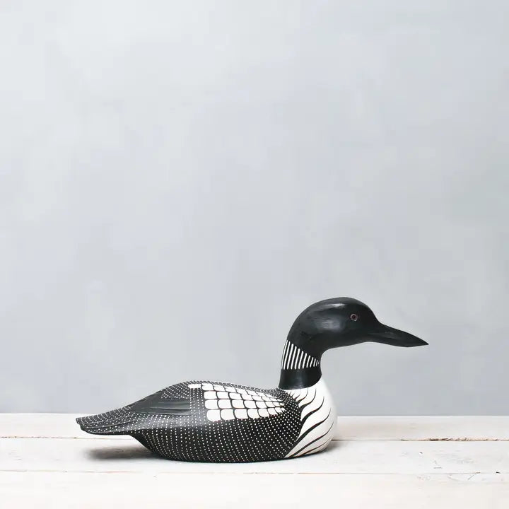 Hand Carved Large Loon