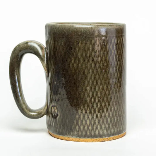 Horse Design Handmade Ceramic Mug - 14 oz