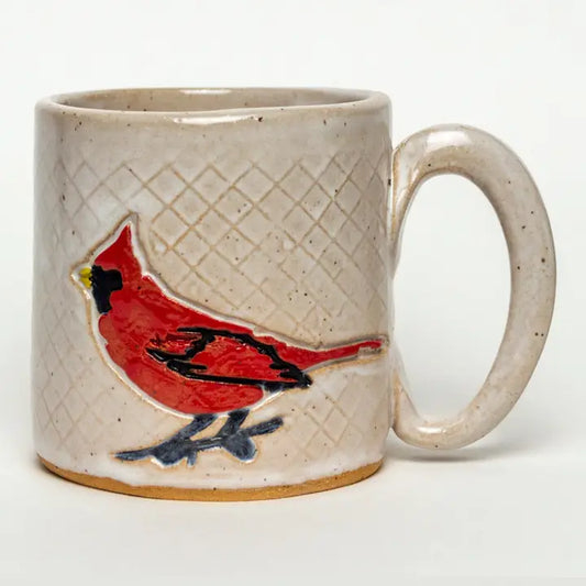 Cardinal Design Handmade Ceramic Mug - 10 oz