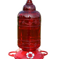 Antique Bird Cage Style Glass Hummingbird Feeder