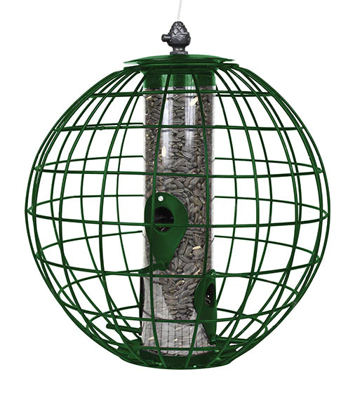 Pinebush Round Squirrel Resistant Cage Seed Feeder