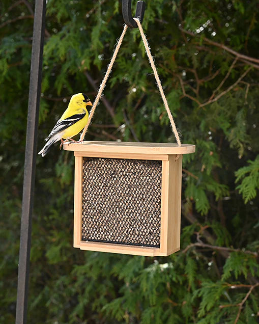 Bamboo Mesh Bird Feeder