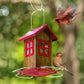 Tower Feeder with Red Windows & Roof