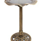 Antique Gold Bird Bath