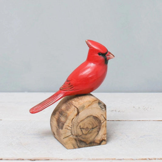 Hand Carved Male Cardinal