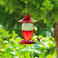 Pinebush Lantern Styled Glass Hummingbird Feeder