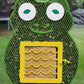 Heath Whimsical Frog Suet 'n Seed Bird Feeder for Suet Cakes and Sunflower Seeds