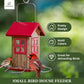 Tower Feeder with Red Windows & Roof